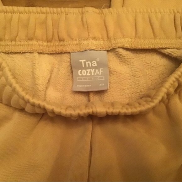 NWOT Aritzia TNA CozyAF Fleece Boyfriend Sweatpant Saville Limited Colour - Picture 12 of 14